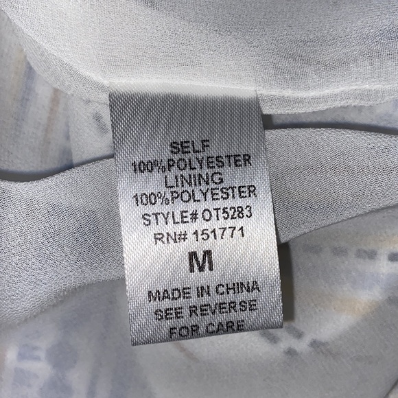 Gilli Pinstriped Sleeveless Blouse w/Tie - Picture 8 of 10